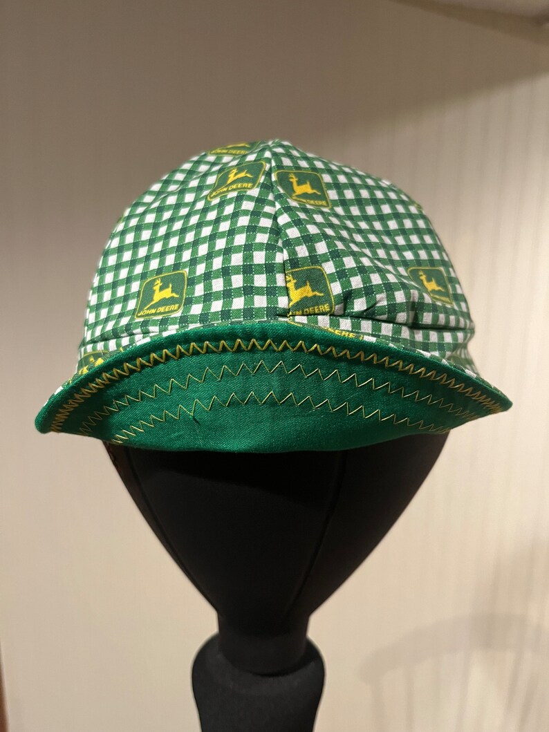 John Deere Welding Cap Welding Hat John Deere Custom Etsy