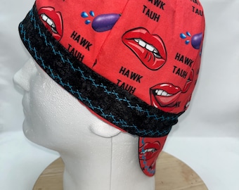 Hawk Tau reversible welding cap | welding hat | kromer | lips | embroidered | made in USA