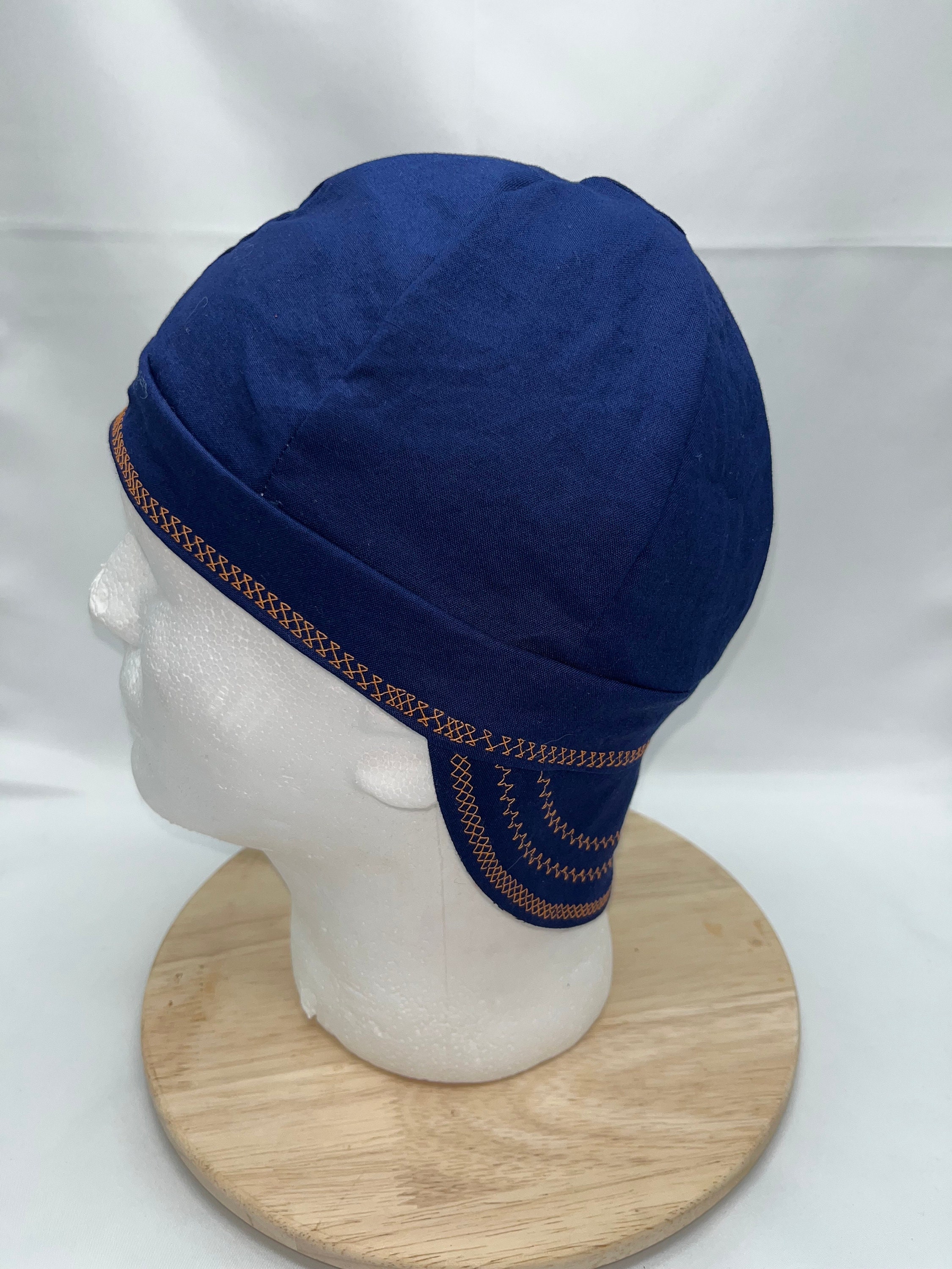 Solid navy welding cap | welding hat | kromer | solid color| customize