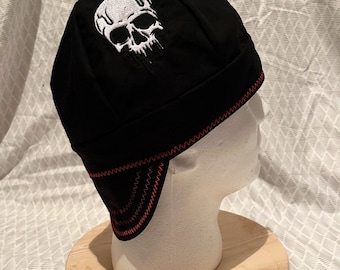 Embroidered Drip Skull welding cap | welding hat | kromer | skull | embroidered | made in USA
