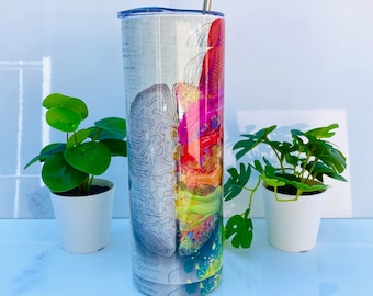 Medical Student Tumbler Gift, Brain Tumbler, Future Doctor, Coffee Tumbler, Brain Cup, Neurologist Gift,