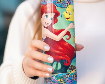 Little Mermaid Tumbler, Ariel Tumbler, Princess Tumbler, Little Mermaid  Sublimation Tumbler, Tumbler Gift, 20 Oz Sublimation Tumbler,