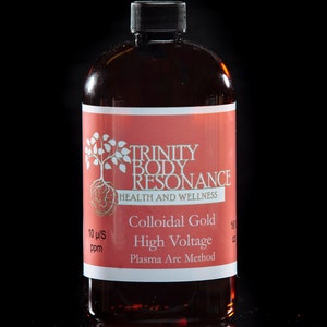 Colloidal Gold 10 µS/ ppm 16 fl oz (500ml)