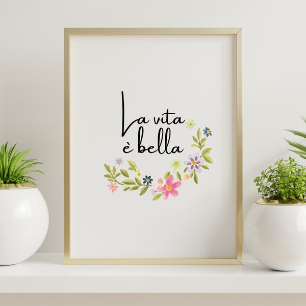 La Vita E Bella - Etsy