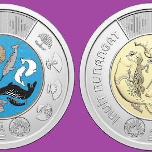Set of 2024 Canada Celebrating Inuit Nunangat Two Dollar Toonie Coins Mint UNC