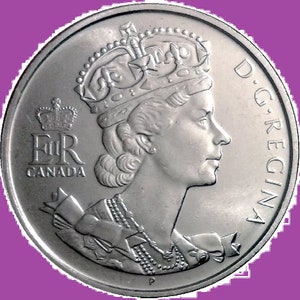 2002 Canada Queen Elizabeth Golden Jubilee Fifty Cents Coin. Mint Conditioned UNC Half Dollar 50 Cents.