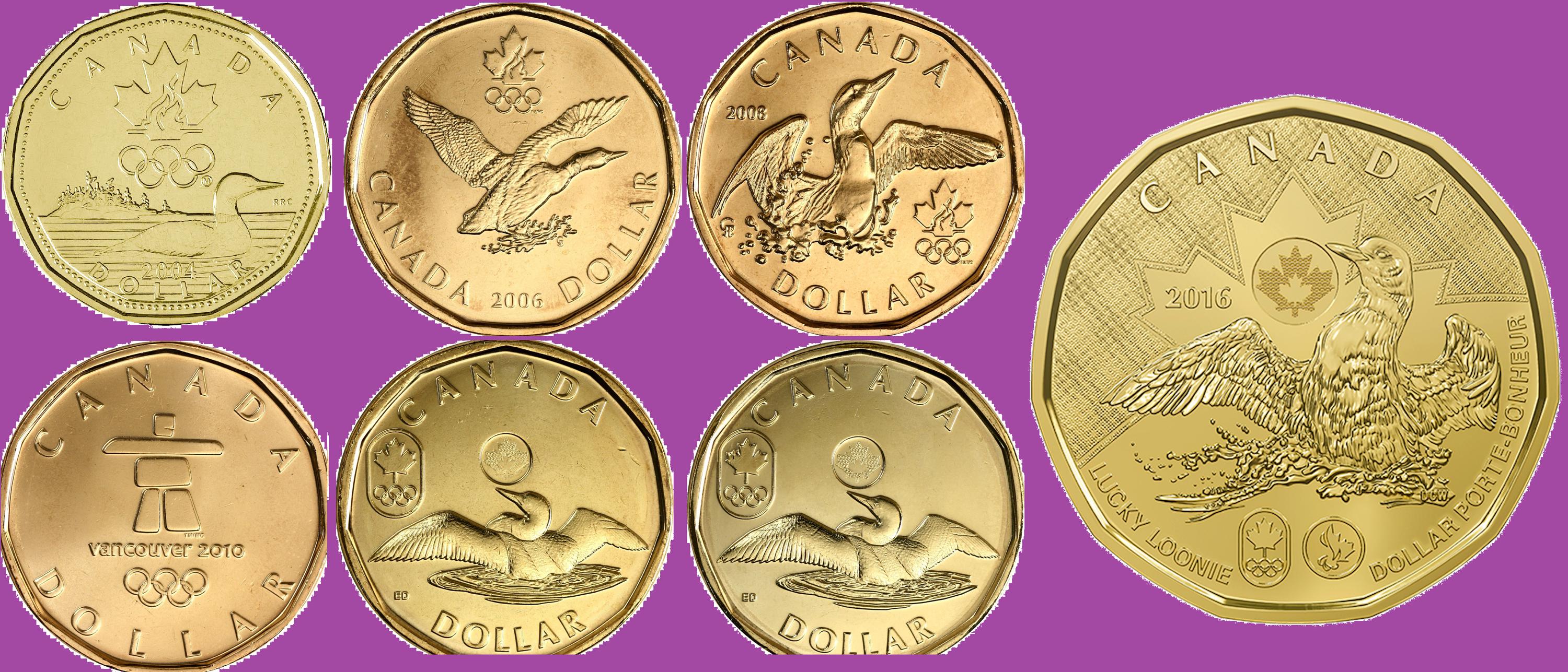 コレクション Canadian Olympic Coin Complete Set 2004-2016 Seven Canada Olympic Lucky Loonie Coins