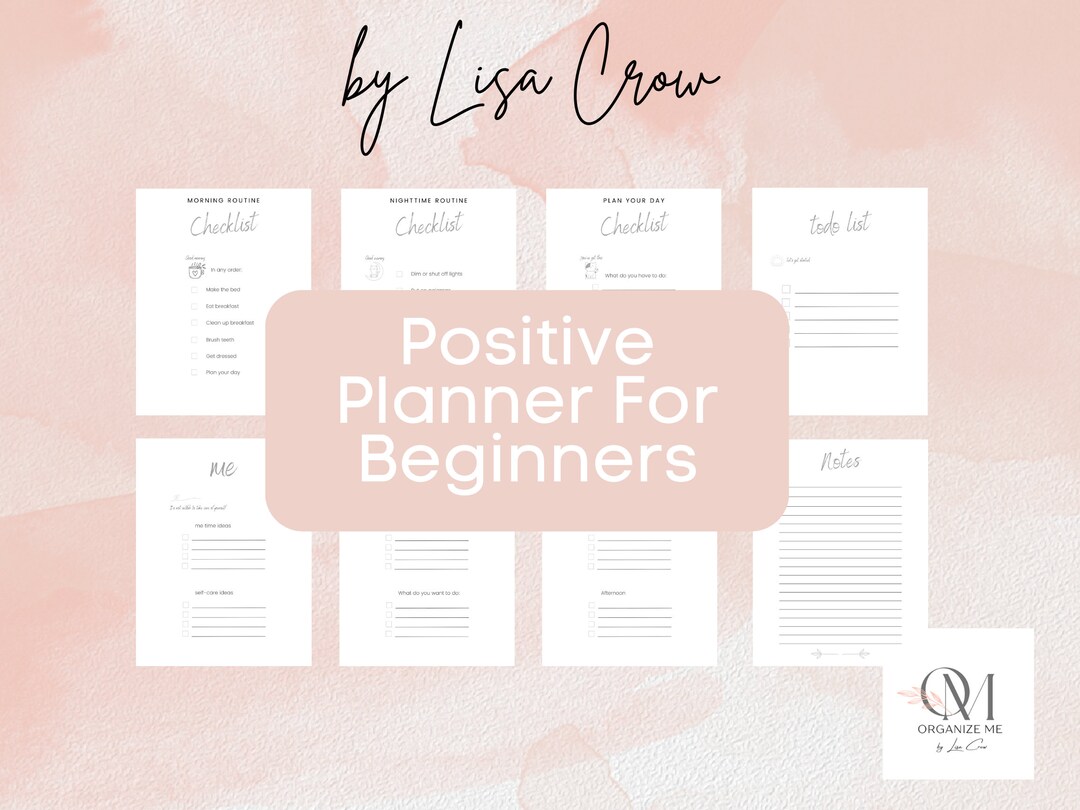 Positive Planner Example Positive Planner - ADHD Bundle | Printable ADHD Planner | Adhd ...