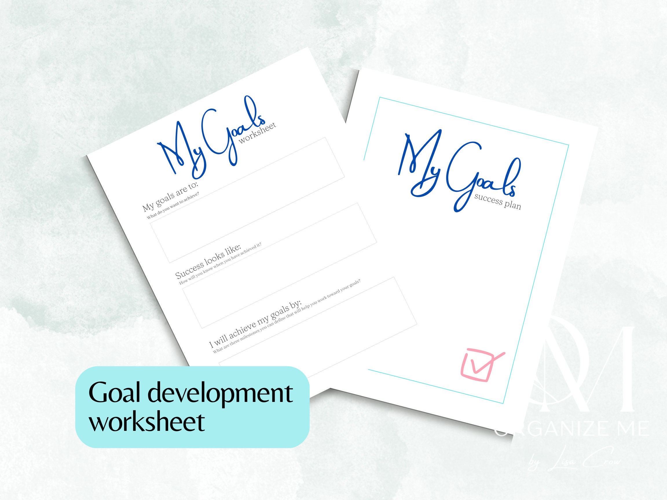 Goal Planner Bundle, Goals Tracker, Goal Setting Kit, Monthly Tasks ...