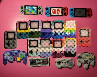 Perler Bead Nintendo Controller Art: Game Boy, Switch, NES, and More
