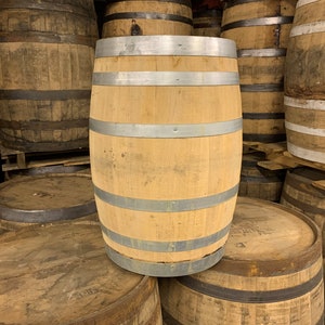 15 Gallon Bourbon or Whiskey Barrel - Freshly Dumped, Refillable Grade