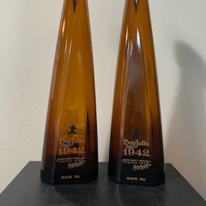 Don Julio 1942 empty bottle