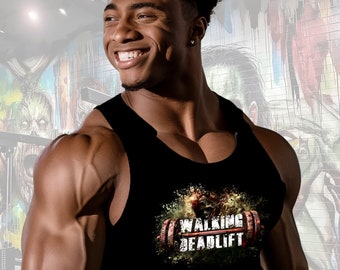 Walking Deadliftz | Workout Gym Fitness Weightlifting Crossfit Bodybuilding Training | The Walking Dead | Graphic Tank Top