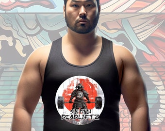 Sumo Deadliftz | Graphic Tank Top | Workout Gym Fitness Weightlifting Crossfit Bodybuilding Training | Japanese Samurai Warrior