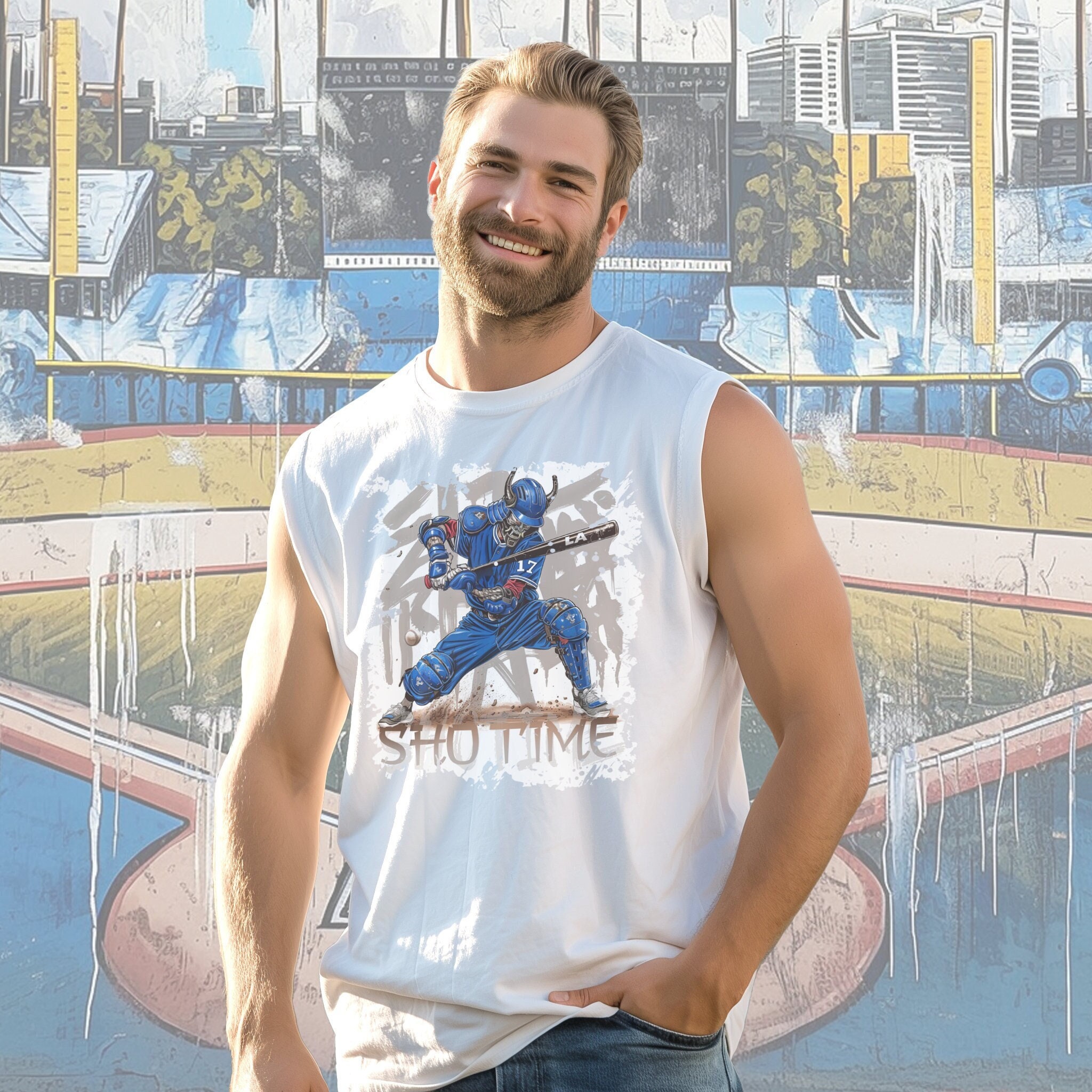 Dodgers Shohei Ohtani Tシャツ ベージュ Los Angeles Dodgers T-shirt, Shohei Ohtani Tee, Shotime Fan