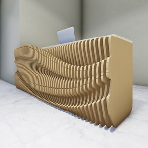 Parametric Interior Office Desk 01 - Digital Files CNC