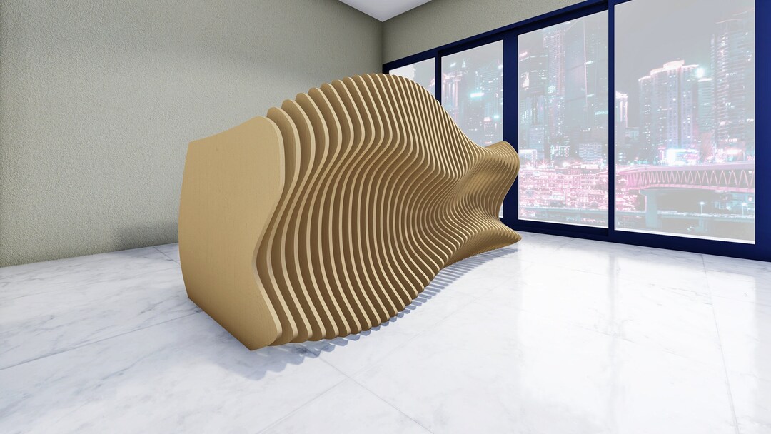 Parametric Interior Office Desk 02 - Digital Files CNC - Etsy