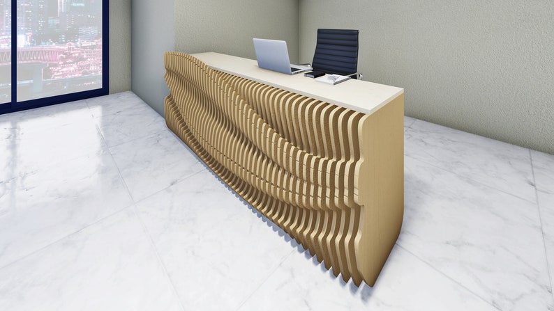 Parametric Interior Office Desk 01 - Digital Files CNC - Etsy