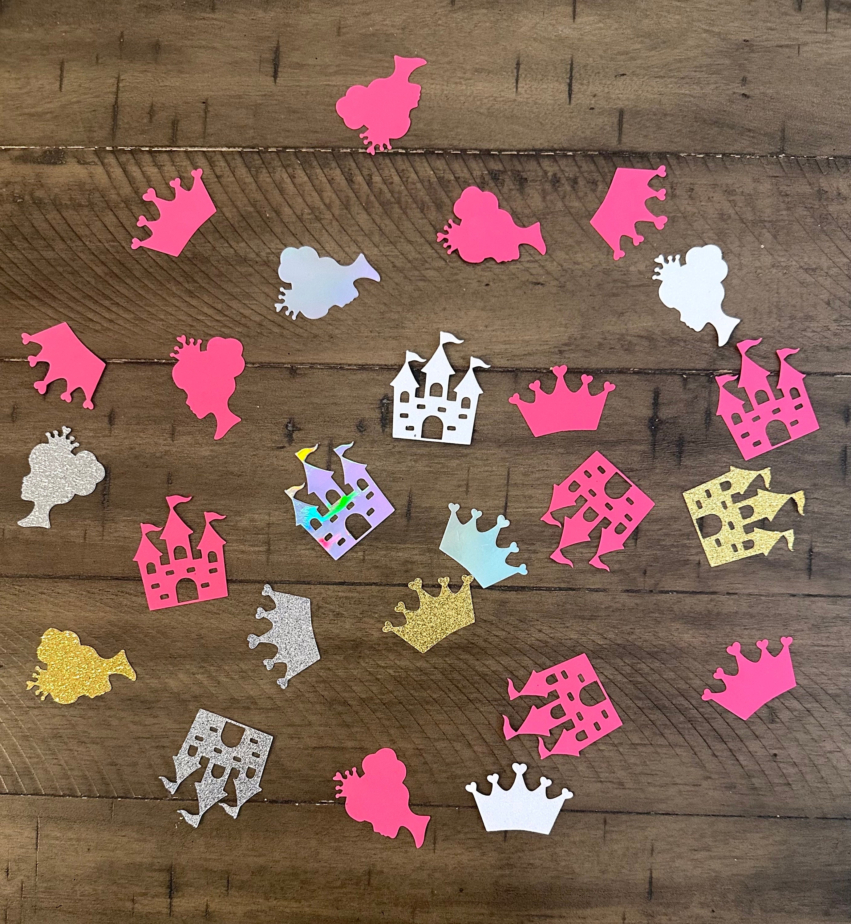 Princess Party Table Confetti Girls birthday party decoration Table decor Kids Party decoration Princess Themed Party Decor