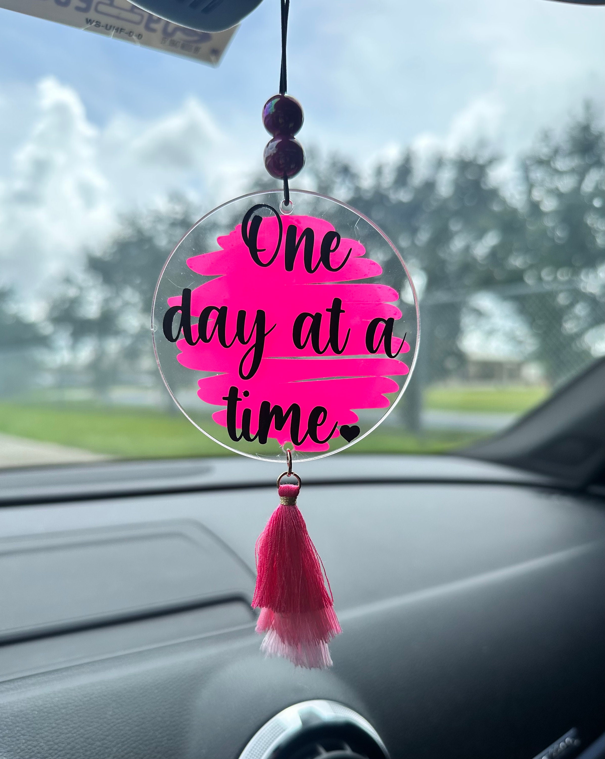 Positive Affirmation Car Charm Tassel Car Charm Rearview Mirror positive-affirmation-car-charm-tassel-car-charm-rearview-mirror