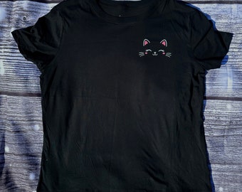 Cute Cat T-shirt, Cat Lover Gift, Cat Shirt