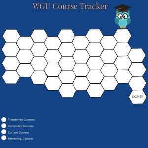 WGU Course Tracker | Digital | Planner