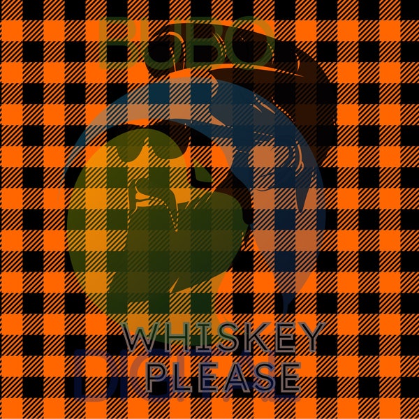 PNG for Sublimation, Commercial License, OK to Sell, Whiskey Please, Bearded guy, lumberjack, masculine, Seamless Tumbler, Halloween 2022