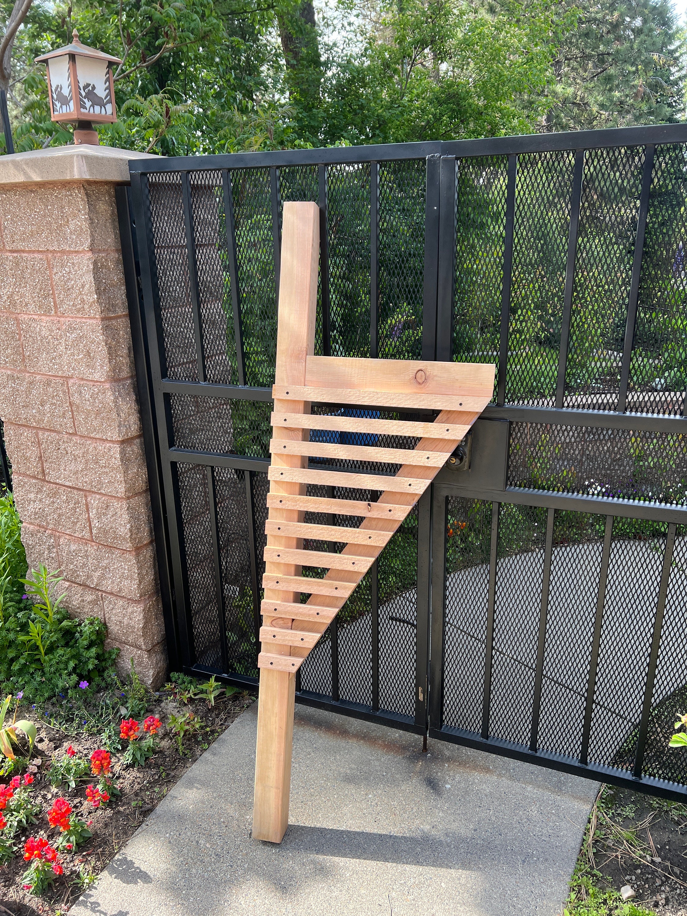 Beautiful Modern Cedar Mailbox Post Hand Crafted In The PNW