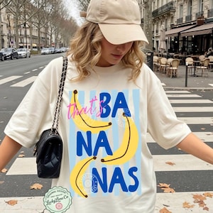 Camiseta "That's Bananas", camiseta de frutas de verano, camiseta con juego de palabras sobre comida, camiseta gráfica retro, camiseta gráfica de plátano, camiseta de verano, camiseta Comfort Colors®