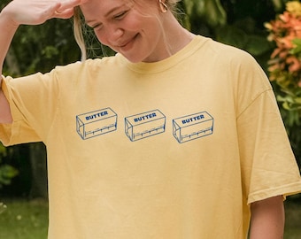 Comfort Colors® Butter Shirt, Salted Butter Shirt, Stick Of Butter Shirt, Funny Baker Gift, Baking Shirt, Foodie Gift, Butter Lover Gift