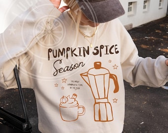 Pumpkin Spice Sweatshirt, Fall Sweatshirt, Coffee Weather Shirt, Pumpkin Spice Lover, Pumpkin Spice Latte, Pumpkin Top, Pumpkin Spice Season