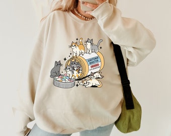 Antidepressant Cat Sweatshirt, Cat Mom Sweater, Funny Cat Shirt, Cute Cat Sweater, Cat Lover Gift, Mental Health Shirt, Gift for Her