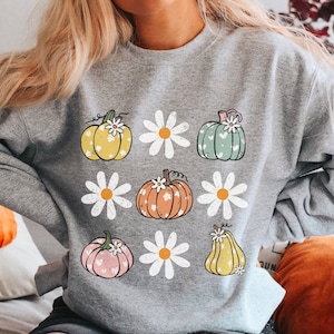 Pumpkin Sweatshirt Etsy