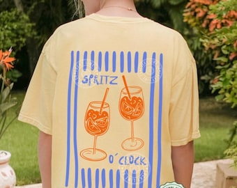 Comfort Colors® Spritz Shirt, Cocktail Shirt, Feelin Spritzy Tshirt, Spritz Club Tee, Summer Cocktail Shirt, Bach Party Shirt, Vacation Top