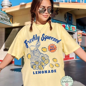 Camiseta de limonada, camiseta de limón, camiseta de verano para mujer, camiseta de vacaciones, camiseta de limoncello, camiseta de verano italiana, camiseta estética, camiseta Comfort Colors® Banana