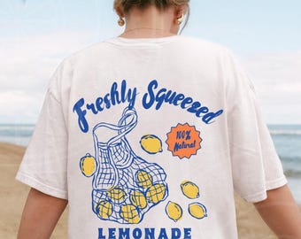 Womens Summer Tshirt, Lemonade Shirt, Lemon Shirt, Vacation Shirt, Limoncello Shirt, Italian Summer, Aesthetic Tee, Comfort Colors® Shirt
