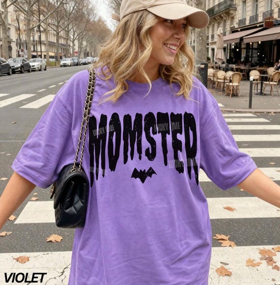 Momster Shirt, Halloween Mama Shirt, Spooky Mama Shirt, Spooky Season, Mom Life Shirt, Halloween Graphic Tee, Cute Mom Shirt, Motherhood Tee