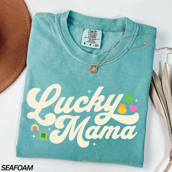 Lucky Mama Shirt, Lucky Charm Shirt, One Lucky Mama Tshirt, Lucky Shirt, Irish shirt, St Patrick's Day Shirt, Trendy St Patricks Day Shirt