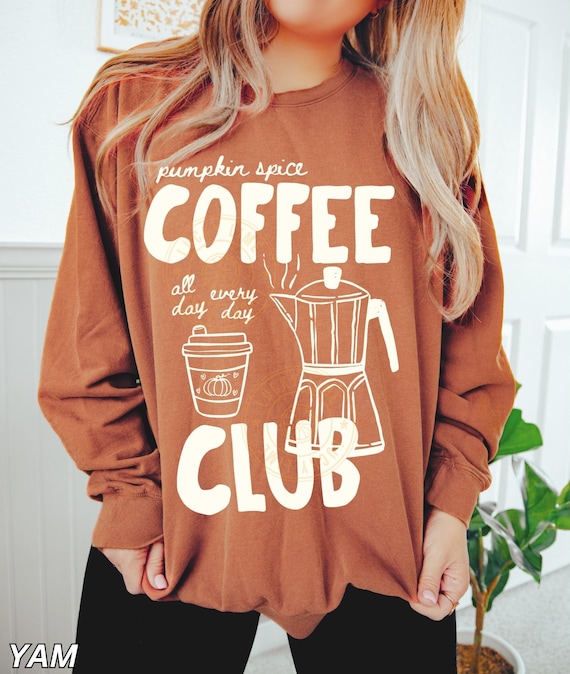 Pumpkin Spice Sweatshirt, Comfort Colors® LIGHTWEIGHT Sweatshirt, Pumpkin Spice Lover Shirt, Fall Sweater, Womens Fall, Coffee Lover Gift