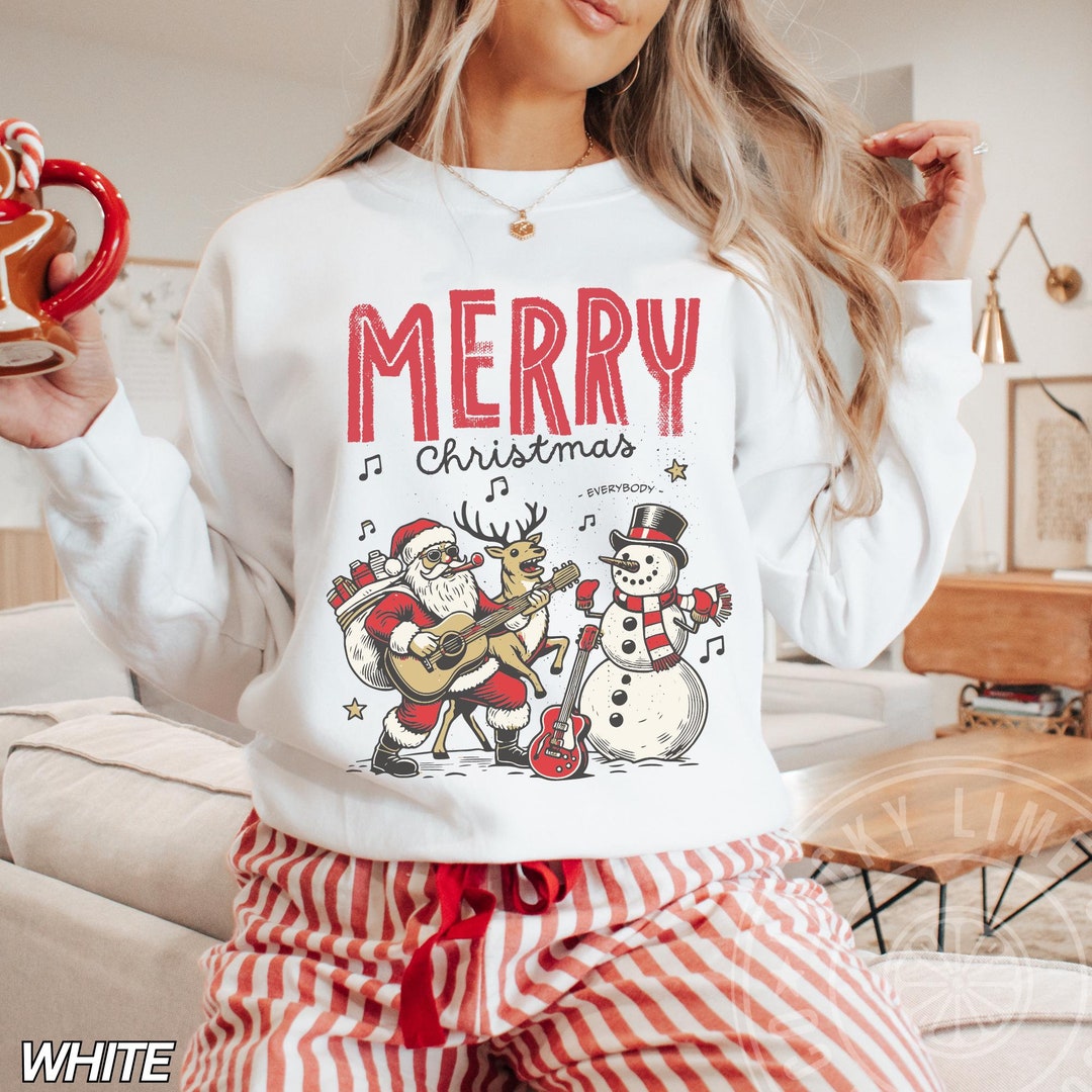 MERRY CHRISTMAS Round Neck Sweatshirt main image 0