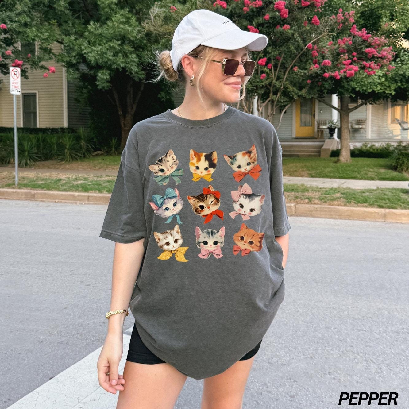 Comfort Colors® Cat Shirt, Retro Cat Shirt, Cat Breed Tshirt, Cat Mom Shirt, Cat Mama Shirt, Vintage Cats Tee, Coquette Cat Shirt for Her