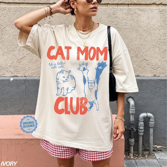 Cat Mom Shirt, Cat Mama Tee, Comfort Colors® Cat Mom TShirt, Gift For Cat Mom, Funny Cat Shirt, Cat Lover Shirt, New Cat Mom Shirt, Fur Mama