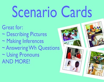 Scenario Cards - Flash Cards for Language Building