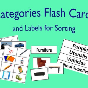 Categories Flash Cards!