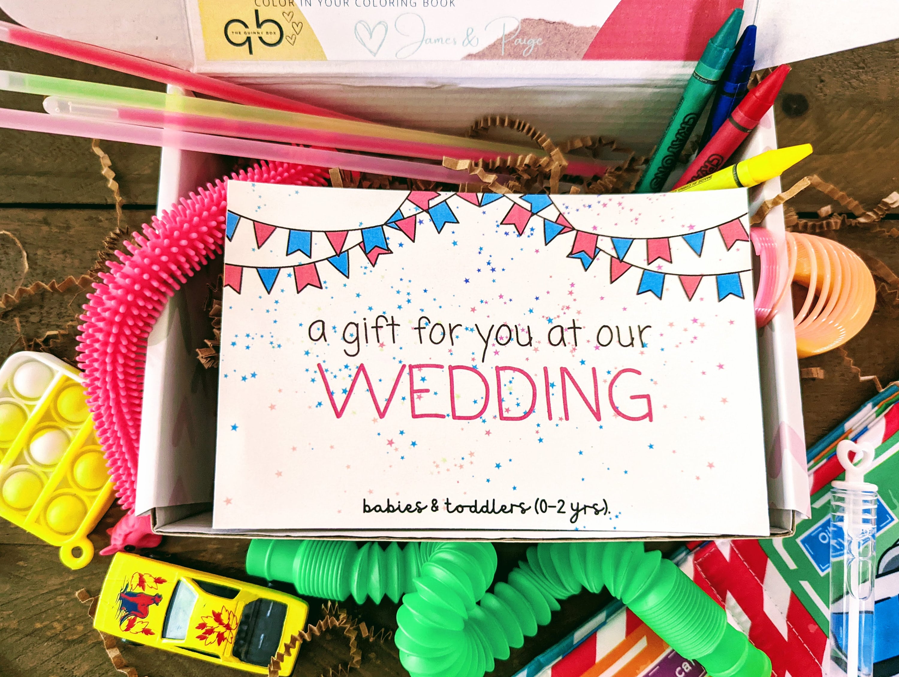 Wedding Day Busy Box for Babies Toddlers (0-2 Yrs); Wedding - Main Image
