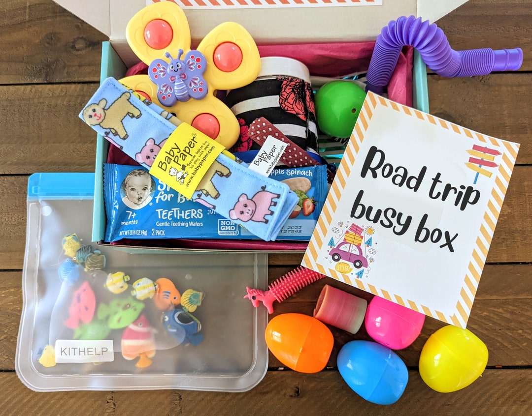 Road Trip Travel Busy Box for Babies & Toddlers 018 Months. Keep