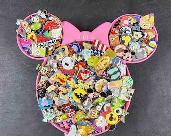 DISNEY TRADING PINS 50 LOT, NO DUPLICATES, + Free Mickey Lanyard & Free  Shipping