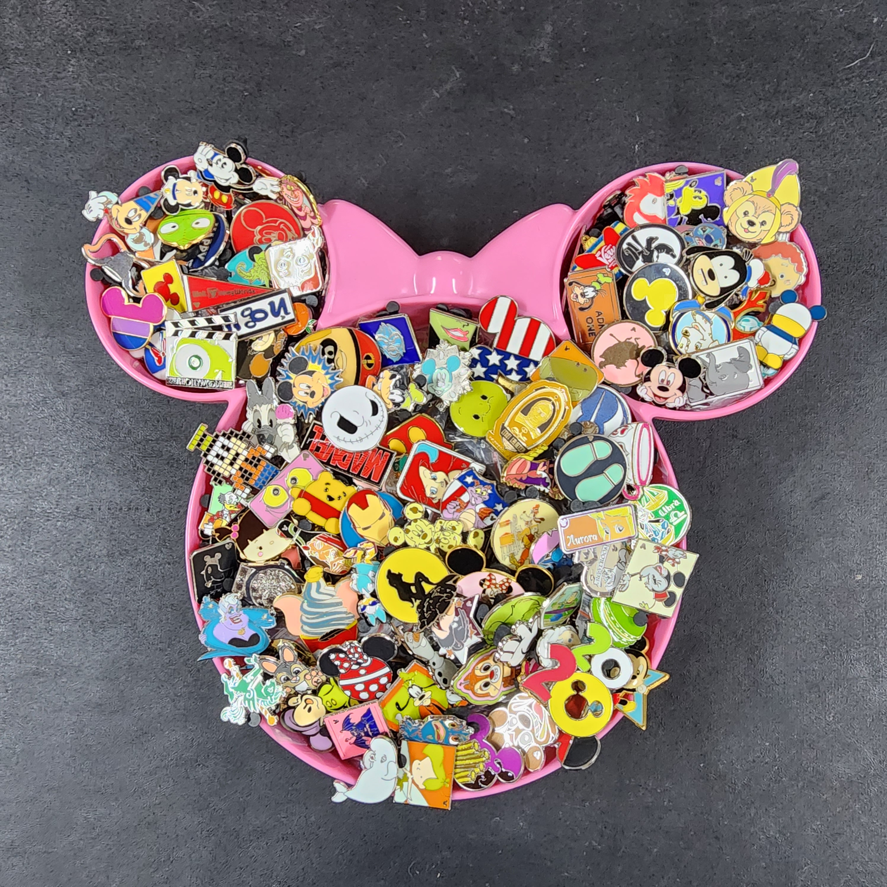 New Disney Trading Pins + FREE Mickey or Minnie Lanyard 50 - 100 - 150 -  200 - 250 all unique