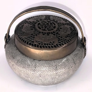 Vintage Chinese Incense Burner with Handles