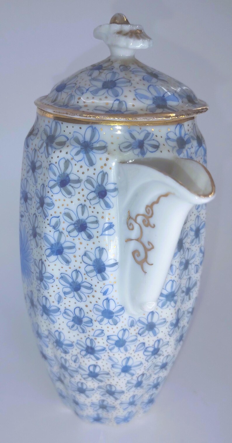 Signed Asian Teapot 1890-1930 Floral Design - Etsy